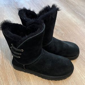 Black UGG boots